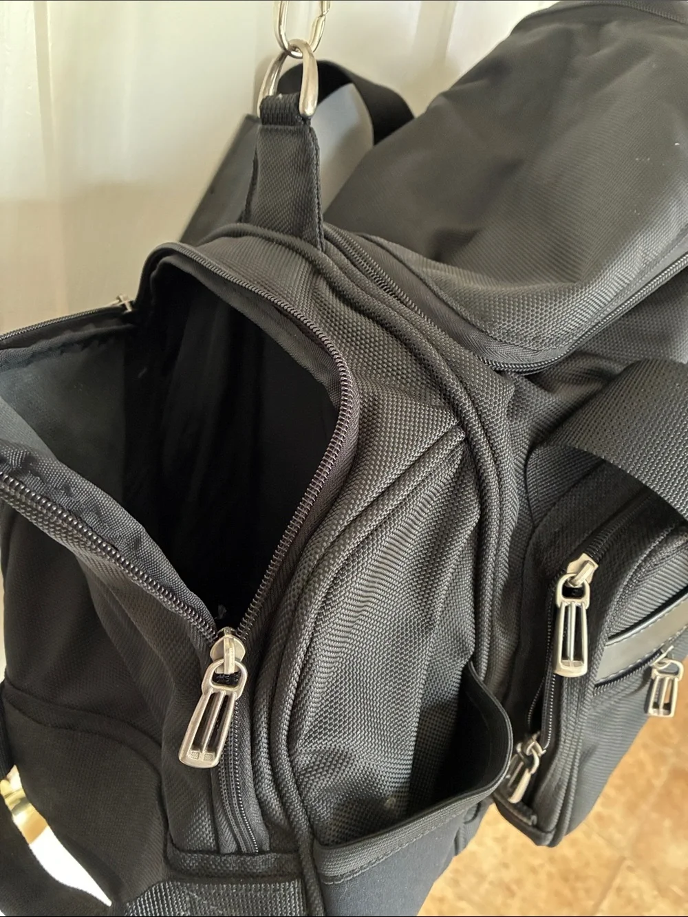 Chrysler Crossfire Touring Gear Duffel Bag Black Travel Satchel OEM with Strap